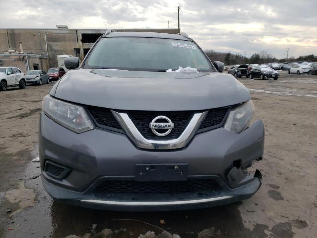 KNMAT2MV6GP657478 - 2016 NISSAN ROGUE S GRAY photo 5