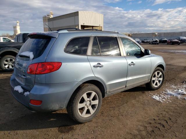 5NMSH73E69H316002 - 2009 HYUNDAI SANTA FE SE BLUE photo 3