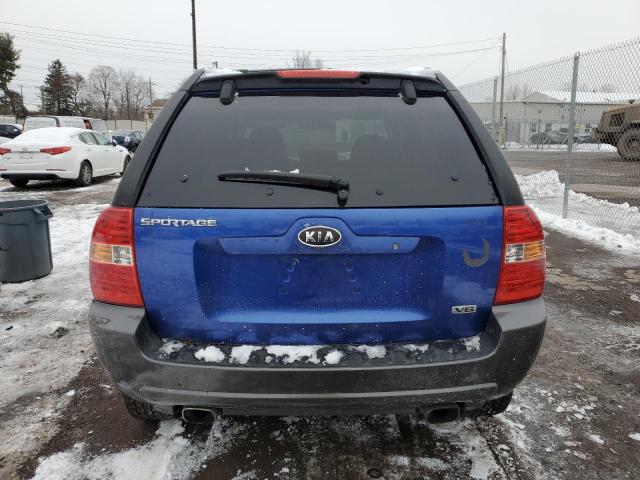 KNDJE723X57137547 - 2005 KIA NEW SPORTA BLUE photo 6