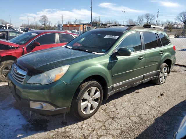 4S4BRCHC5B3363101 - 2011 SUBARU OUTBACK 2.5I PREMIUM GREEN photo 1