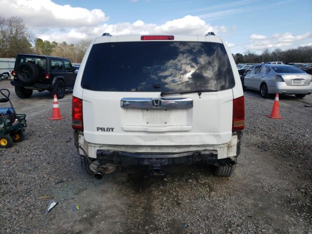 5FNYF3H4XAB014419 - 2010 HONDA PILOT EX WHITE photo 6