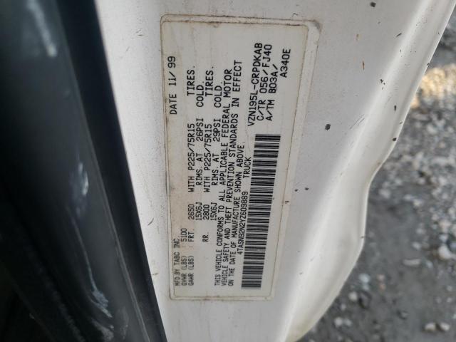 4TASN92N2YZ609889 - 2000 TOYOTA TACOMA XTRACAB PRERUNNER Ağ foto 12