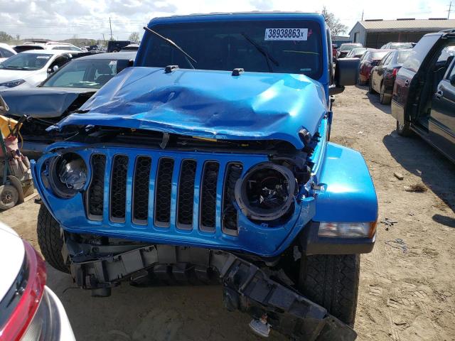 1C6JJTAM9ML524246 - 2021 JEEP GLADIATOR SPORT BLUE photo 5