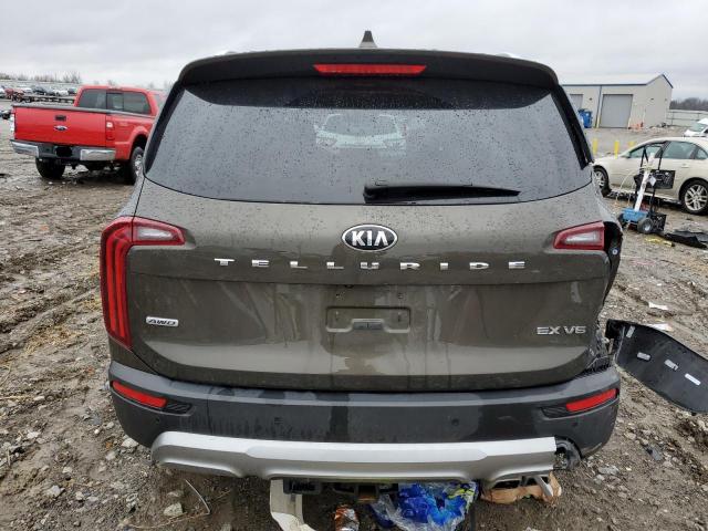 5XYP3DHC6LG068913 - 2020 KIA TELLURIDE EX BROWN photo 6