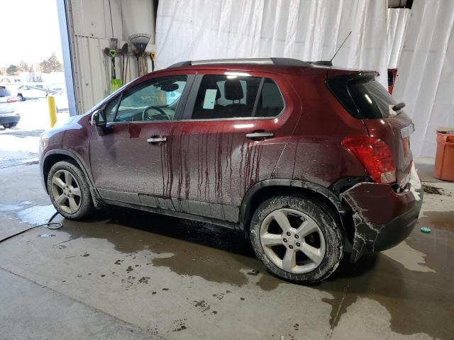 3GNCJRSB2GL124224 - 2016 CHEVROLET TRAX LTZ BURGUNDY photo 2