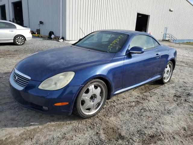 JTHFN48Y920007916 - 2002 LEXUS SC 430 BLUE photo 1