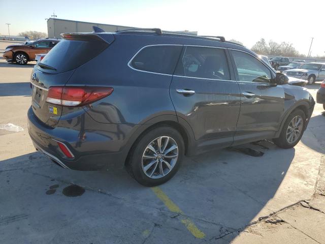 KM8SM4HF6HU246225 - 2017 HYUNDAI SANTA FE SE GRAY photo 3