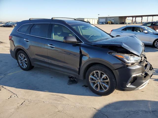 KM8SM4HF6HU246225 - 2017 HYUNDAI SANTA FE SE GRAY photo 4