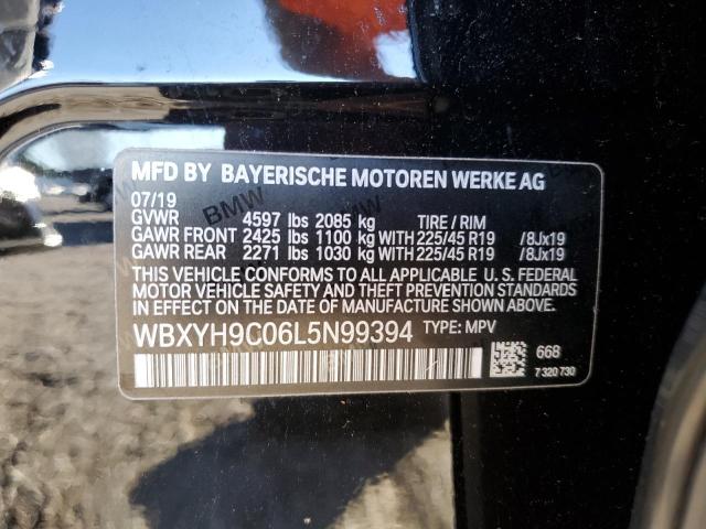 WBXYH9C06L5N99394 - 2020 BMW X2 SDRIVE28I BLACK photo 13