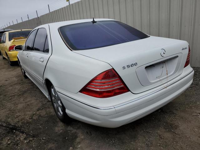 WDBNG83J15A441754 - 2005 MERCEDES-BENZ S 430 4MATIC WHITE photo 2