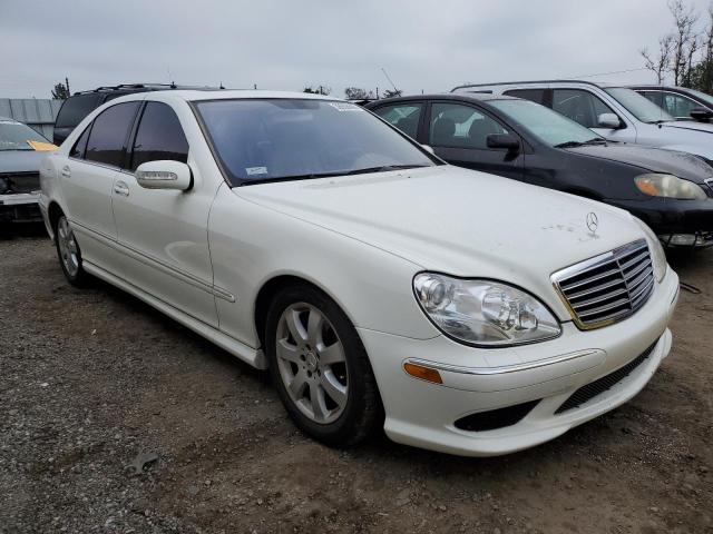 WDBNG83J15A441754 - 2005 MERCEDES-BENZ S 430 4MATIC WHITE photo 4