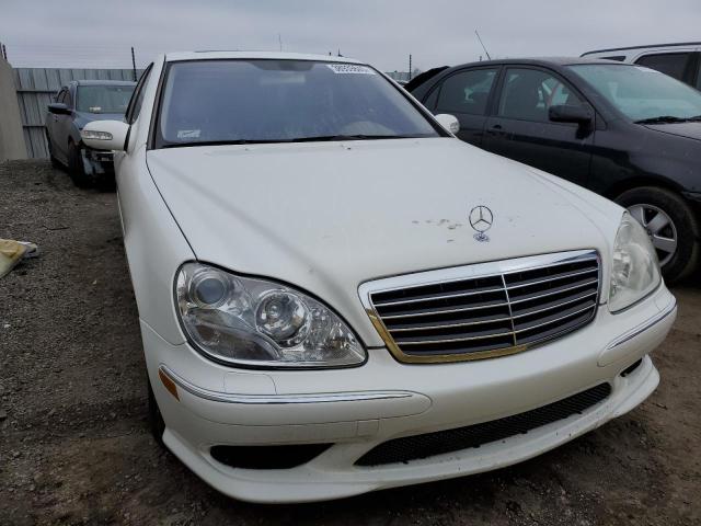 WDBNG83J15A441754 - 2005 MERCEDES-BENZ S 430 4MATIC WHITE photo 5