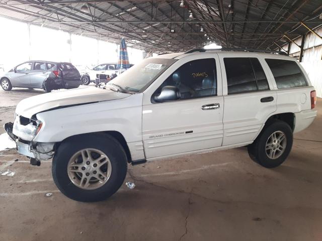 1J4GX48S44C262917 - 2004 JEEP GRAND CHER LAREDO WHITE photo 1