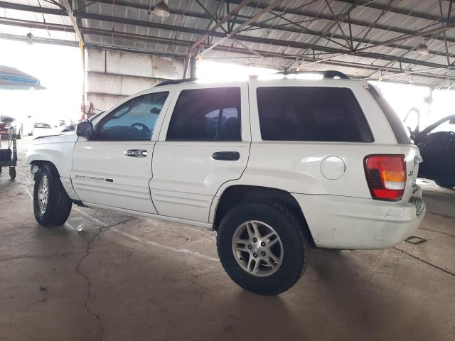 1J4GX48S44C262917 - 2004 JEEP GRAND CHER LAREDO WHITE photo 2