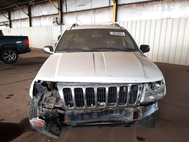 1J4GX48S44C262917 - 2004 JEEP GRAND CHER LAREDO WHITE photo 5