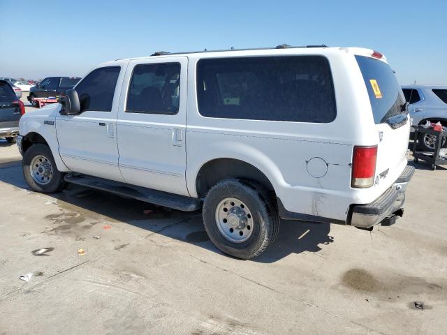 1FMSU41FXYED60023 - 2000 FORD EXCURSION XLT WHITE photo 2