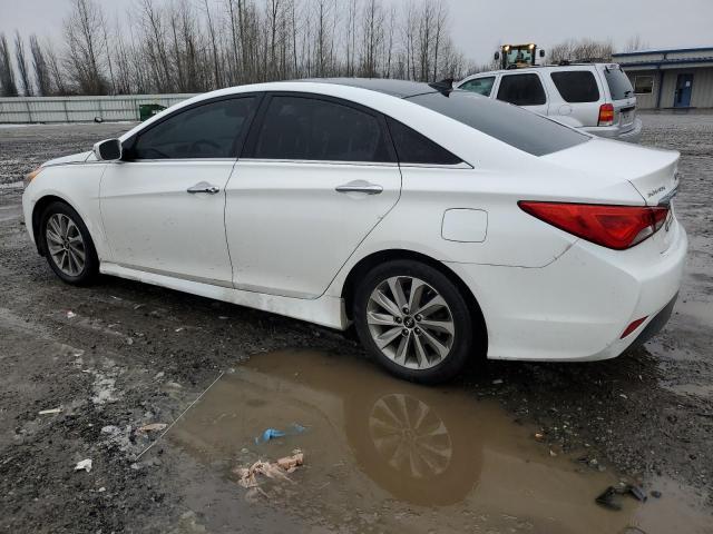 5NPEC4AC3EH842323 - 2014 HYUNDAI SONATA SE WHITE photo 2