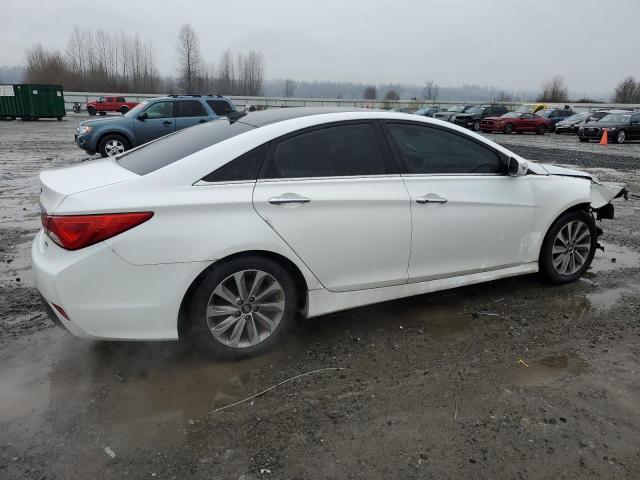 5NPEC4AC3EH842323 - 2014 HYUNDAI SONATA SE WHITE photo 3