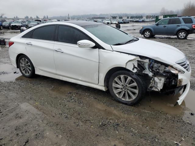 5NPEC4AC3EH842323 - 2014 HYUNDAI SONATA SE WHITE photo 4