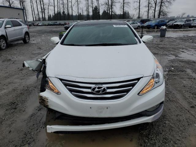 5NPEC4AC3EH842323 - 2014 HYUNDAI SONATA SE WHITE photo 5