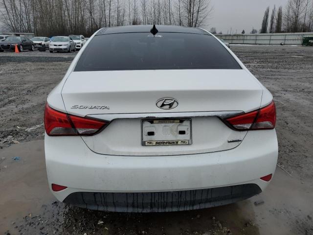 5NPEC4AC3EH842323 - 2014 HYUNDAI SONATA SE WHITE photo 6