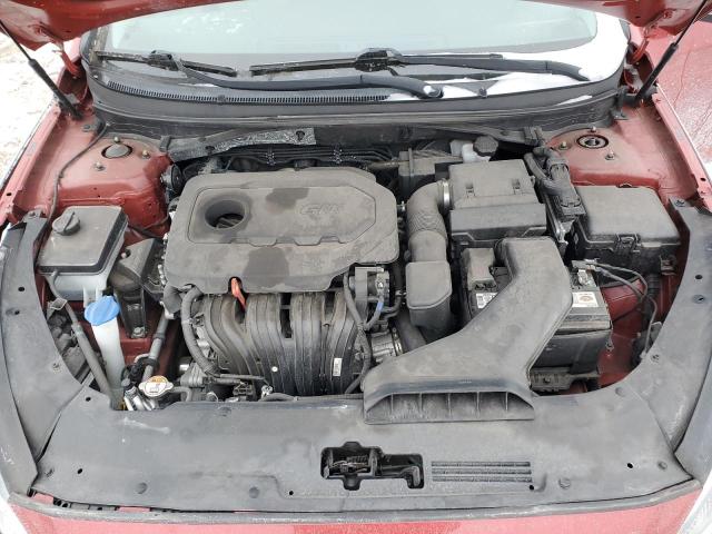 5NPE34AF9KH784966 - 2019 HYUNDAI SONATA LIMITED RED photo 11