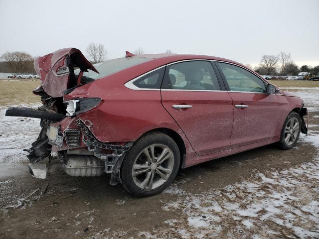 5NPE34AF9KH784966 - 2019 HYUNDAI SONATA LIMITED RED photo 3