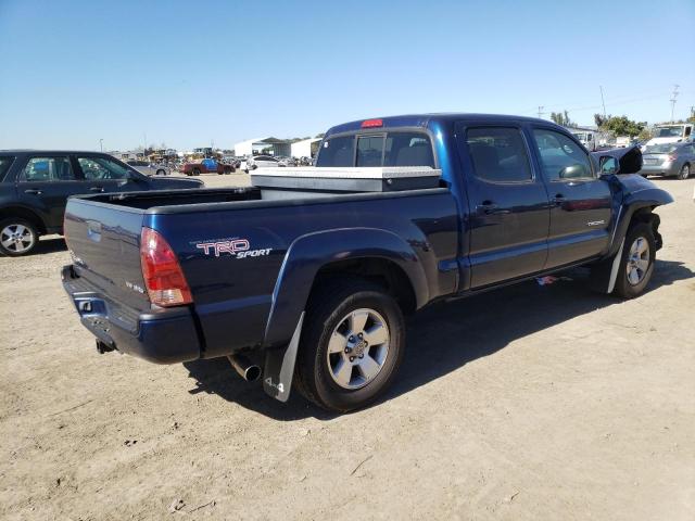 5TEMU52N68Z494873 - 2008 TOYOTA TACOMA DOUBLE CAB LONG BED BLUE photo 3