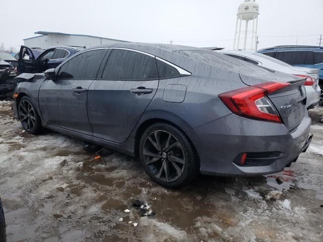 2HGFC2F80MH510734 - 2021 HONDA CIVIC SPORT GRAY photo 2