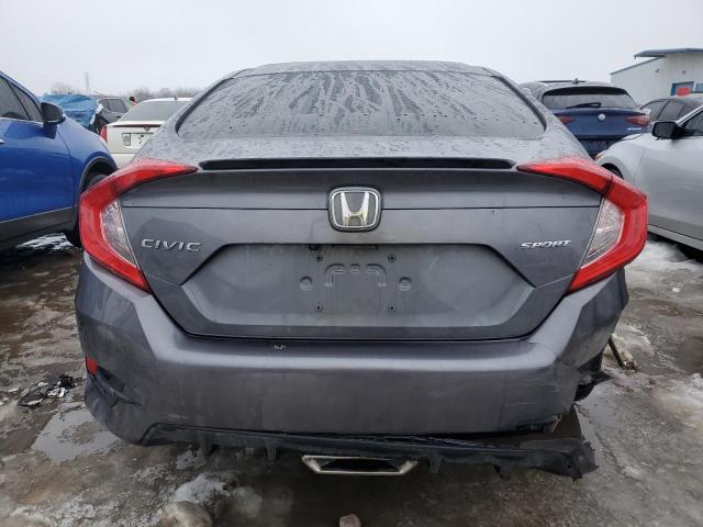 2HGFC2F80MH510734 - 2021 HONDA CIVIC SPORT GRAY photo 6