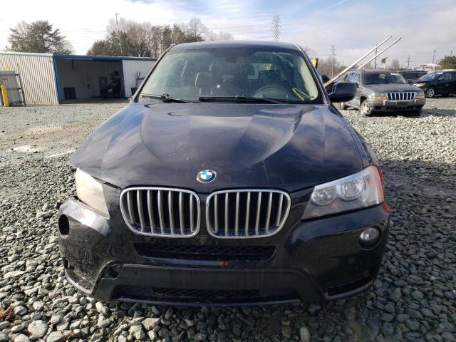 5UXWX9C54E0D16866 - 2014 BMW X3 XDRIVE28I BLACK photo 5