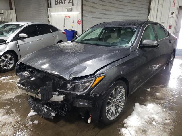 KMHGN4JE6JU233145 - 2018 GENESIS G80 BASE BLUE photo 1