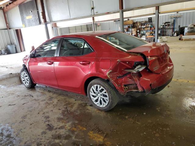 5YFBURHE3JP844347 - 2018 TOYOTA COROLLA L RED photo 2