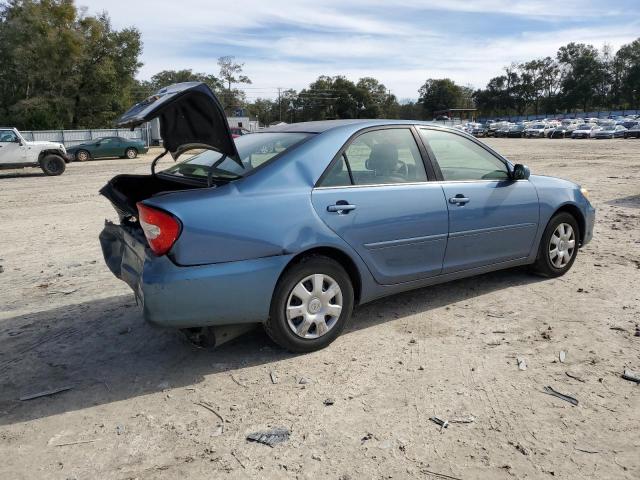 4T1BE32K34U822005 - 2004 TOYOTA CAMRY LE BLUE photo 3