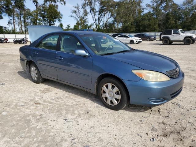 4T1BE32K34U822005 - 2004 TOYOTA CAMRY LE BLUE photo 4