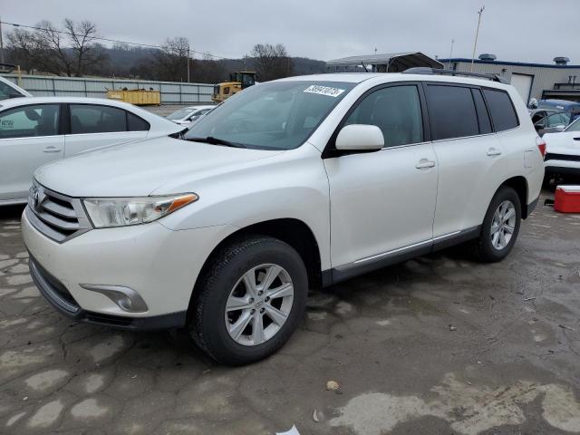 5TDZK3EH5CS088840 - 2012 TOYOTA HIGHLANDER BASE أبيض صورة 1