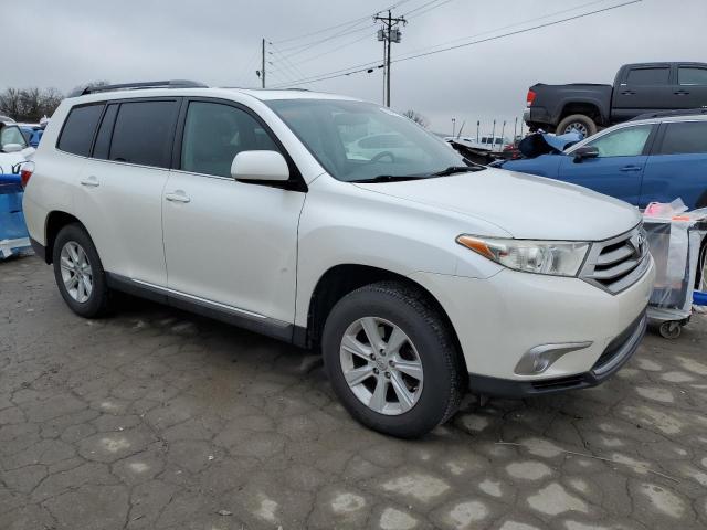 5TDZK3EH5CS088840 - 2012 TOYOTA HIGHLANDER BASE أبيض صورة 4