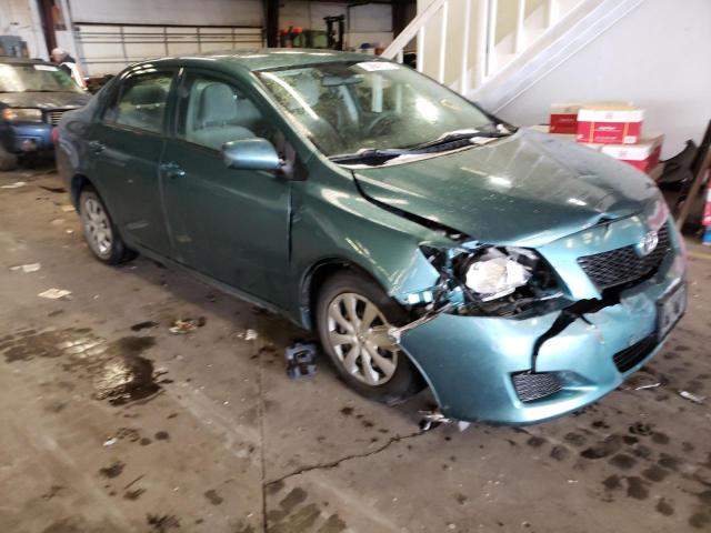 JTDBL40E799058716 - 2009 TOYOTA CORROLLA BASE TEAL photo 1