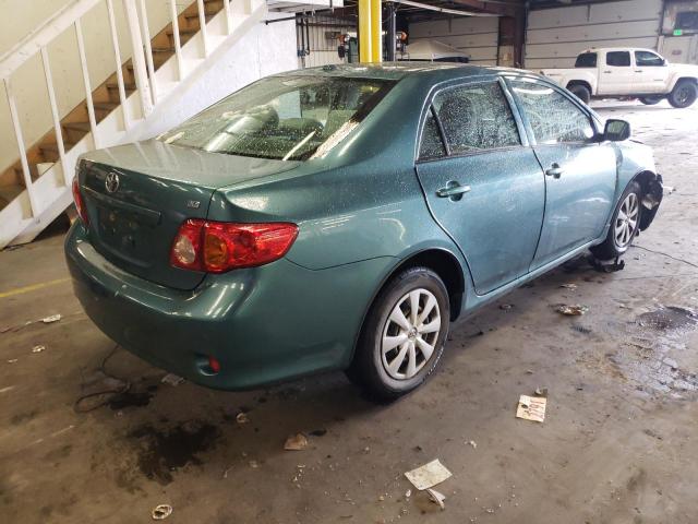 JTDBL40E799058716 - 2009 TOYOTA CORROLLA BASE TEAL photo 4