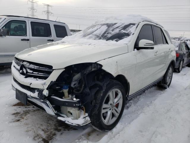 4JGDA5HB5DA133589 - 2013 MERCEDES-BENZ ML 350 4MATIC WHITE photo 1