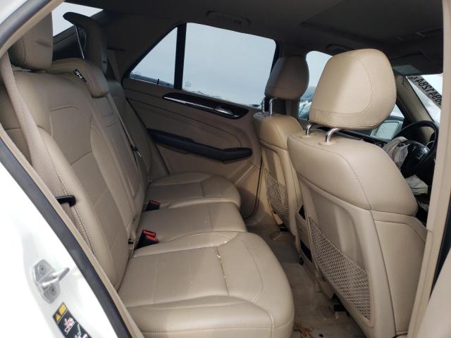 4JGDA5HB5DA133589 - 2013 MERCEDES-BENZ ML 350 4MATIC WHITE photo 10