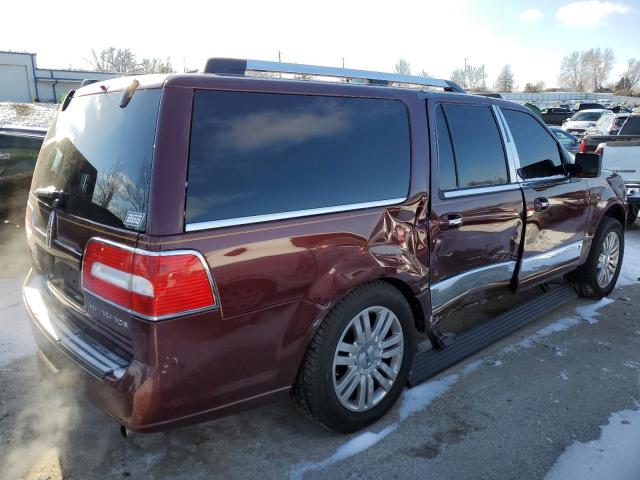 5LMJJ3J5XBEJ02353 - 2011 LINCOLN NAVIGATOR L 勃艮第红 照片 3