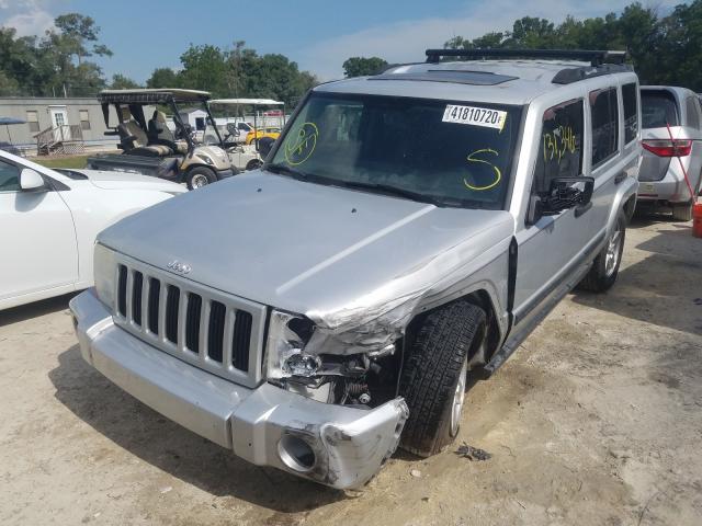 1J8HH48KX6C125936 - 2006 JEEP COMMANDER 银色 照片 2