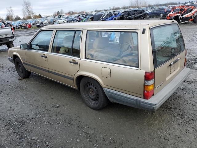 YV1FA885XL1267211 - 1990 VOLVO 740 BASE GOLD photo 2