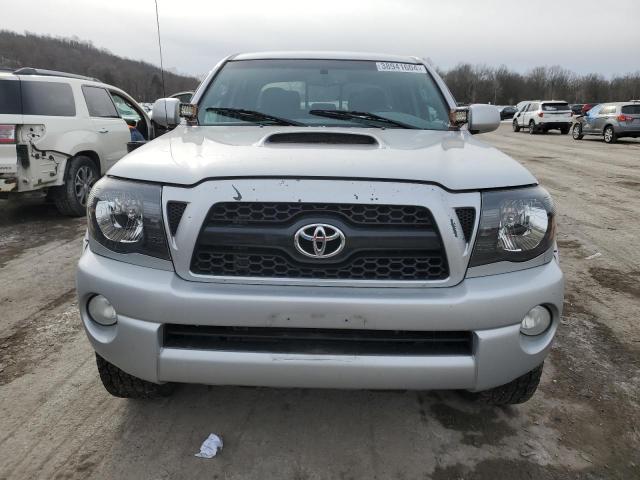 3TMMU4FN0BM034486 - 2011 TOYOTA TACOMA DOUBLE CAB LONG BED SILVER photo 5