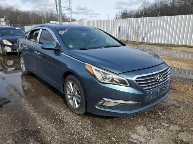 5NPE24AF1GH424374 - 2016 HYUNDAI SONATA SE BLUE photo 4