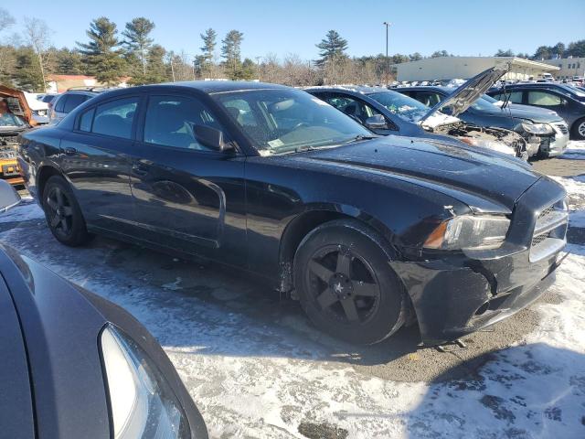 2B3CL3CG6BH513333 - 2011 DODGE CHARGER BLACK photo 4