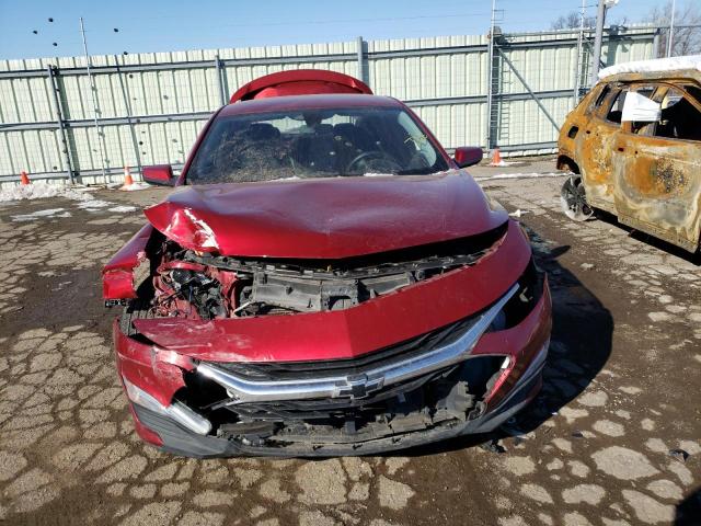 1G1ZG5ST4MF050273 - 2021 CHEVROLET MALIBU RS MAROON photo 5