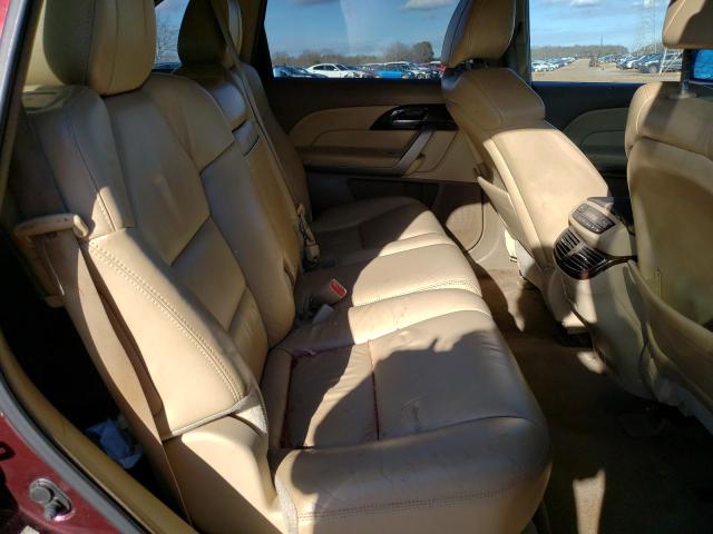 2HNYD2H46DH522573 - 2013 ACURA MDX TECHNOLOGY BURGUNDY photo 10