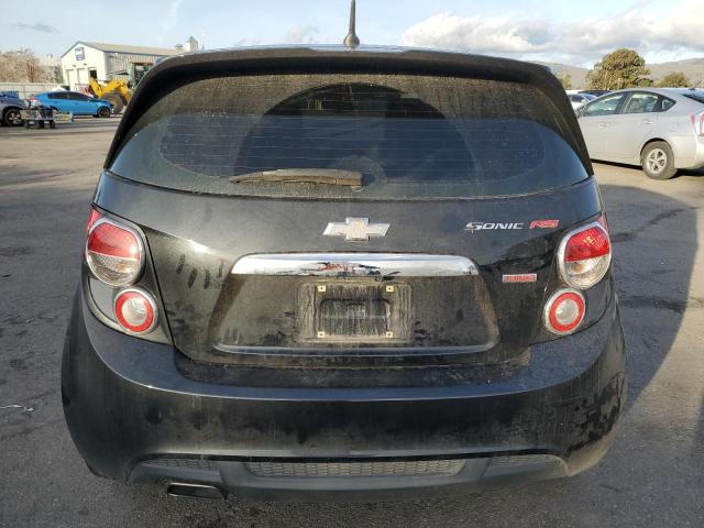 1G1JH6SB0E4163416 - 2014 CHEVROLET SONIC RS BLACK photo 6